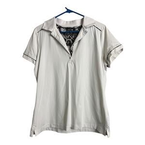 Zenergy Golf By Chicos Polo Athletic Top Shirt Workout Gym Athleisure Sports 2